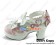 Pink White Bows Heart Shaped Buckle Chunky Princess Lolita Shoes