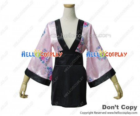 Angel Feather Cosplay Contract Kimono Dress Costume