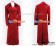 Doctor Cosplay Dr Dark Red Long Wool Trench Coat Costume