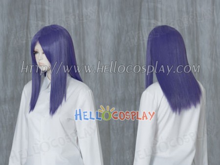 Purple 50cm Cosplay Straight Wig