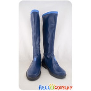 Vocaloid 3 Cosplay Kaito Dark Blue Boots