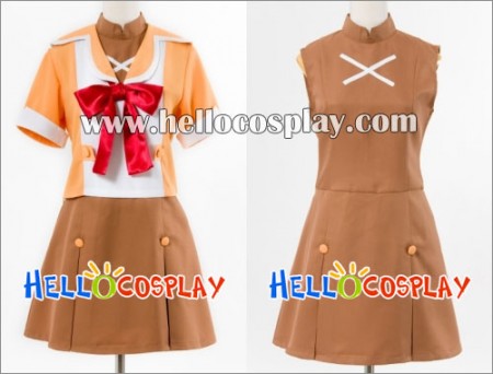 Macross Frontier Cosplay Costume Ranka Lee School Uniform