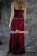 Party Cosplay Red Satin Ball Gown Formal Dress Costume