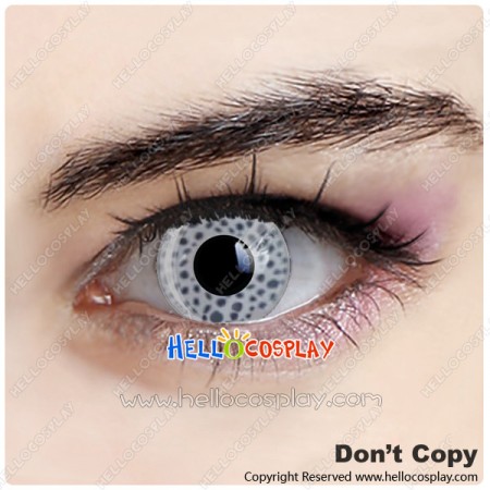 Snowflake Cosplay Black White Contact Lense