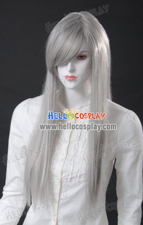 Cosplay Silver Grey Medium Wig