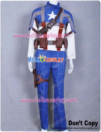 Captain America Steve Rogers Cosplay Costume Outfit