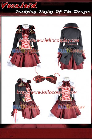 Vocaloid 2 Sandplay Singing Of The Dragon Kagamine Rin Cosplay Dress