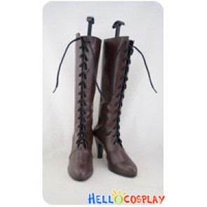 Hetalia Axis Powers Cosplay France Brown Long Boots