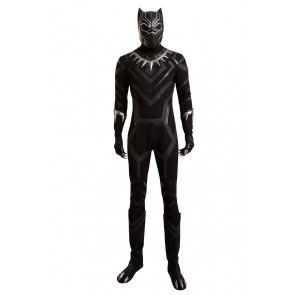Captain America Civil War Black Panther Cosplay Costume