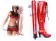 Vocaloid 2 Cosplay Meiko Red Long Boots