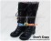 Matte Black Heart Ruffle Chunky Princess Lolita Long Boots