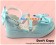 Mirror Blue Bows Instep Straps Platform Princess Lolita Shoes