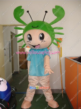 Cartoon Crab Mascot Costume