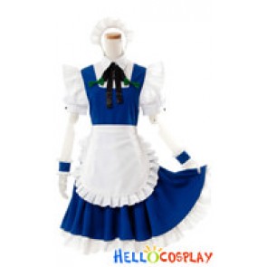 Touhou Project Cosplay Sakuya Izayoi Costume Dress Full Set