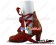 Matt Red Ballet Ribbon Lace Chunky Sweet Lolita Shoes