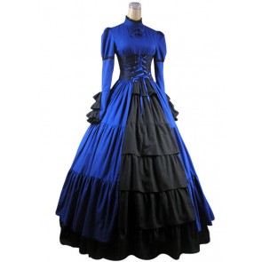 Victorian Lolita Steampunk Corset Dress Ball Gown Prom