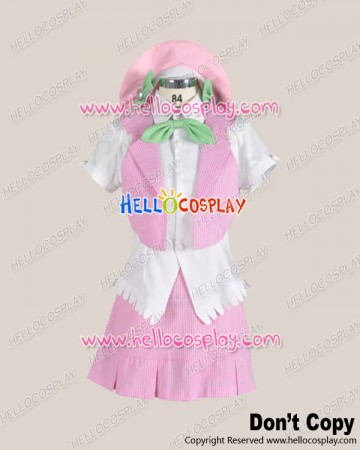 The Idolmaster Cosplay Futaba Anzu Pink Uniform Costume