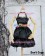 Vocaloid 2 Cosplay Miku Costume Black Short Formal Dress