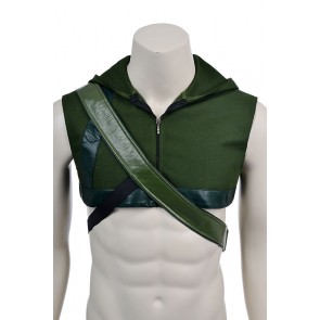 Green Arrow Oliver Queen Cosplay Costume Hoodie Quiver