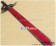 Final Fantasy 7 Cosplay Genesis Rhapsodos Red Sword Prop