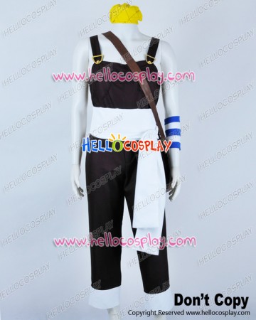 One Piece Cosplay Usopp Usoppu Bib Overalls Brown Costume