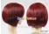 Black Red BoBo Cosplay Short Wig