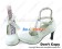 Matt White Bow Strap Stiletto Princess Lolita Shoes