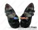 Matte Black Double Straps Chunky Fashion Princess Lolita Shoes