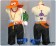 One Piece Cosplay Portgas D Ace Costume Orange Hat Belt Green Bag