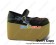 Black Wood Soles NaNa Strap Platform Punk Lolita Shoes