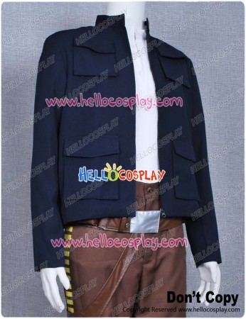 Star Wars The Empire Strikes Back Han Solo Cosplay Costume Coat