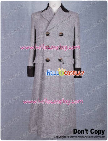 Doctor Dr. Wenge Brown Trench Coat Costume