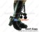 Matte Black Bows Shoelace Ruffle Chunky Princess Lolita Boots