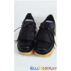 Black Bow Lace Platform Sweet Lolita Shoes