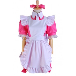 Black Butler Ciel Cosplay Alois Trancy Pink Maid Dress Costume