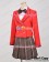 Fantasista Doll Cosplay Uzume Uno Girl Red Uniform Costume