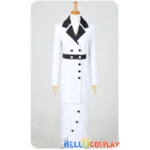 Titanic Rose DeWitt Bukater Cosplay Costume White Maiden Dress Coat