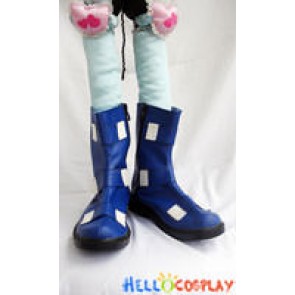 The King Of Fighters Cosplay Chris Blue Short Boots