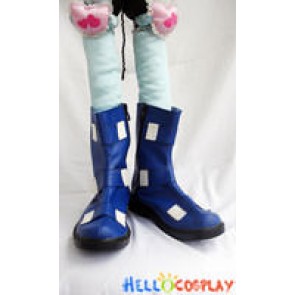 The King Of Fighters Cosplay Chris Blue Short Boots