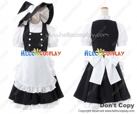 Touhou Project Cosplay Marisa Kirisame Dress Costume