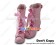 Pink Bows Satin Lace Up Chunky Princess Lolita Boots