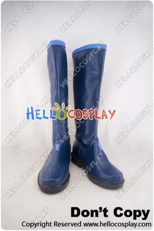 Vocaloid 3 Cosplay Kaito Dark Blue Boots