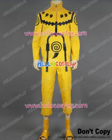 Naruto Cosplay Naruto Uzumaki Tailed Beast Chakra Mode Costume