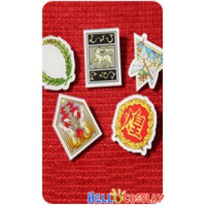 Magi Cosplay Five Countries Accessories Crystal Badges