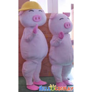 Cartoon Japanese Pigs Macots Costume Adult Mascot Costumes