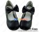 Black Charlotte Bow Low Heel Chunky Sweet Lolita Shoes