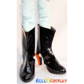 Macross Frontier Cosplay Sheryl Nome Black Short Boots