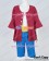 One Piece Two Years Later Cosplay Monkey D Luffy Costume Red Suit