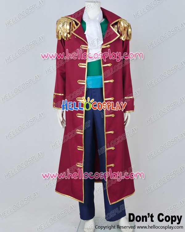 One Piece Gold D Roger Captain Cosplay Costume