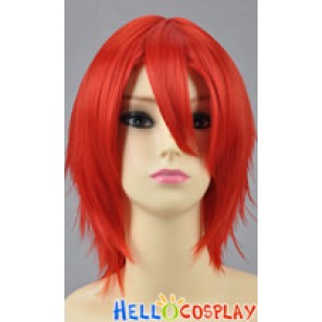 Red Short Layered Cosplay Wig